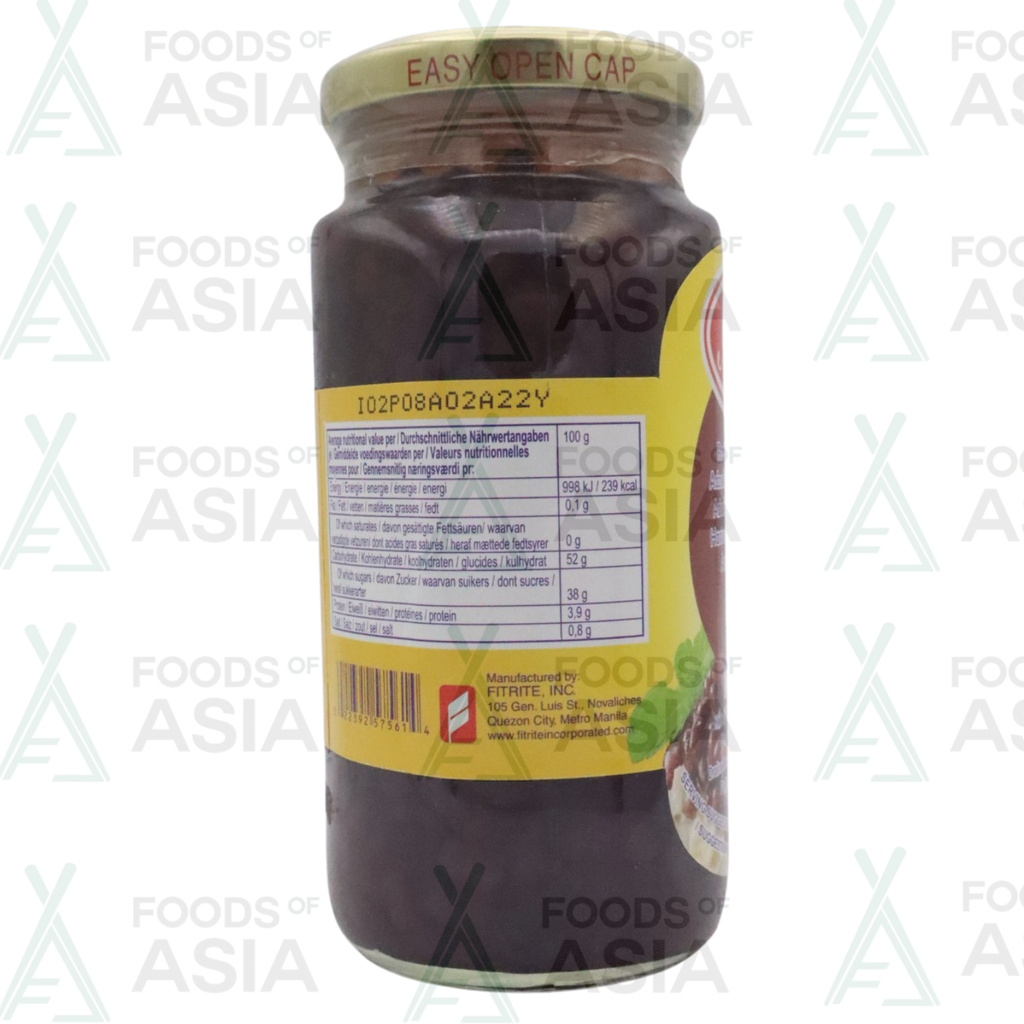 Monika Munggo (Red Mung Beans) in Heavy Syrup 340g