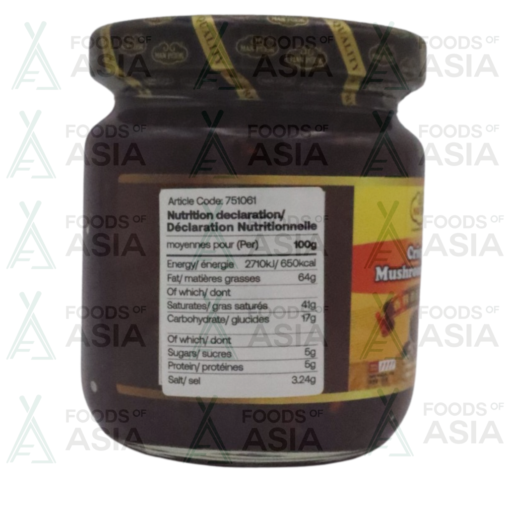 Man Fook Crispy Mushroom Chili 170g