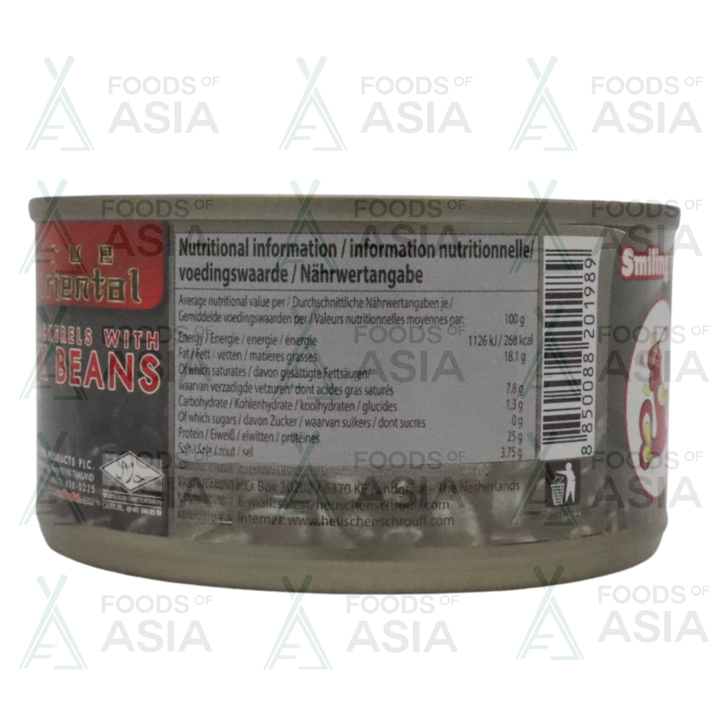 Smiling Fish Fried Mackerel with Black Beans 120g