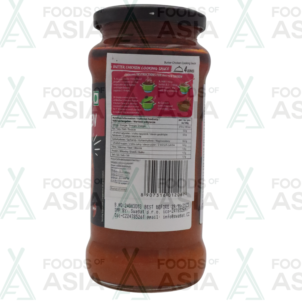 Mother's Butter Chicken Sause 400g