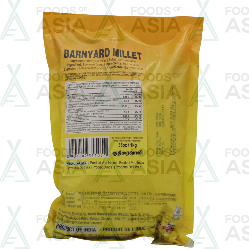 Aachi Barnyard Millet Roasted 1kg