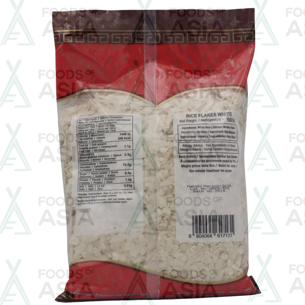 Annam Rice Flakes (Medium White) 500g