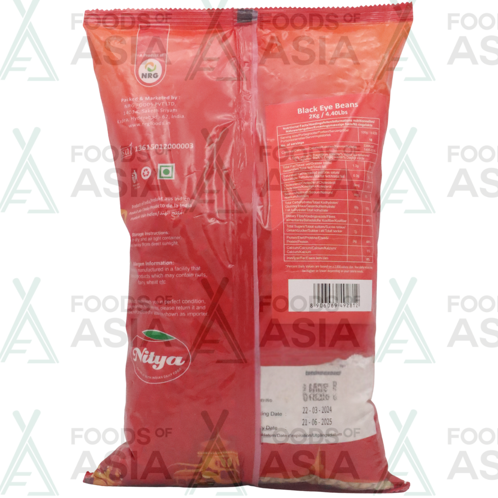 NITYA BLACK EYE BEANS 2KG