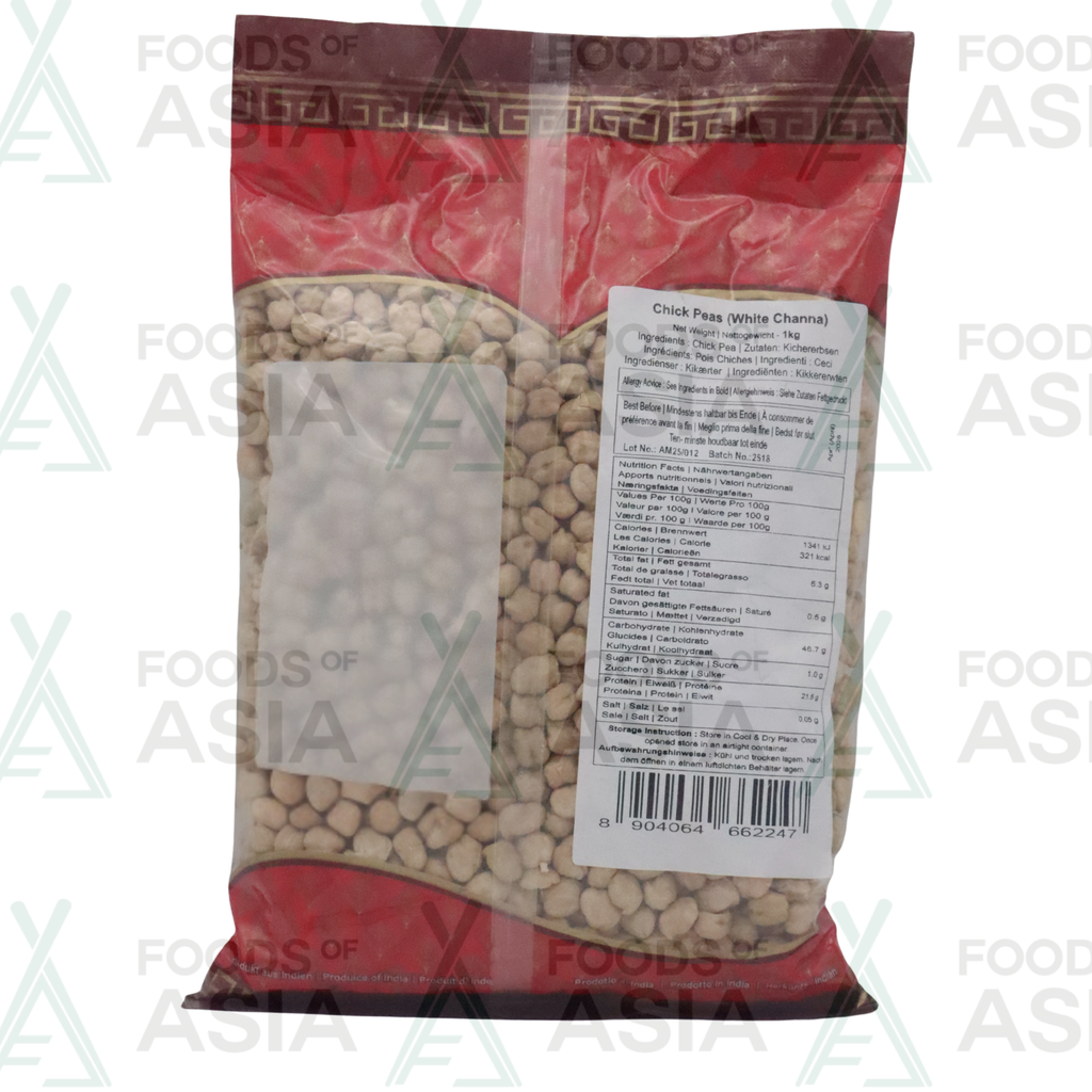 Annam Chick Peas(White Channa) 1kg
