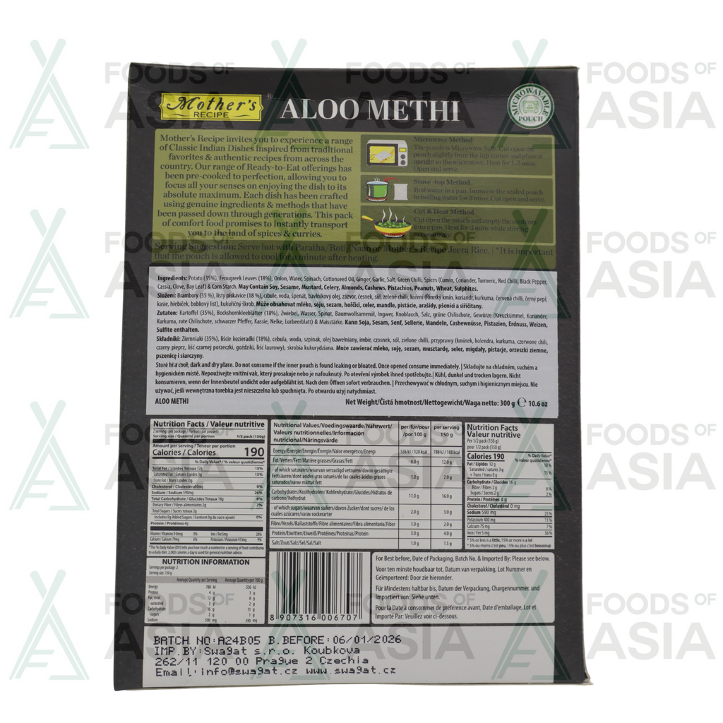 Mother's Aloo Methi 300g