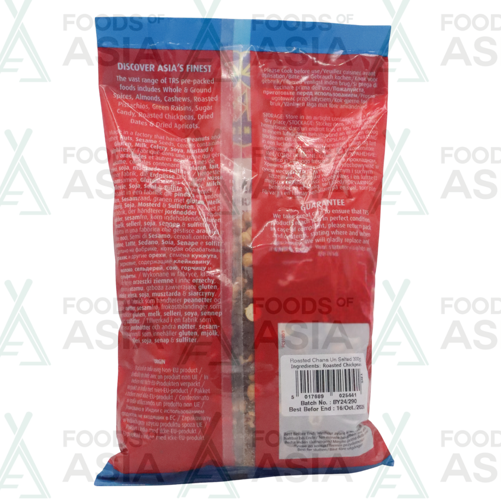 TRS Roasted Chana Unsalted 300g