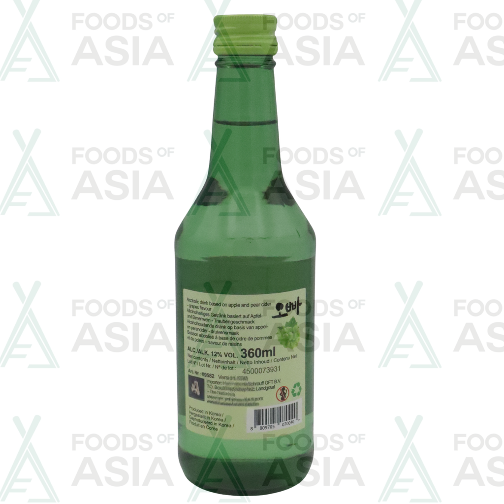 Oppa Grapes Soju Drinks 12% 360ml