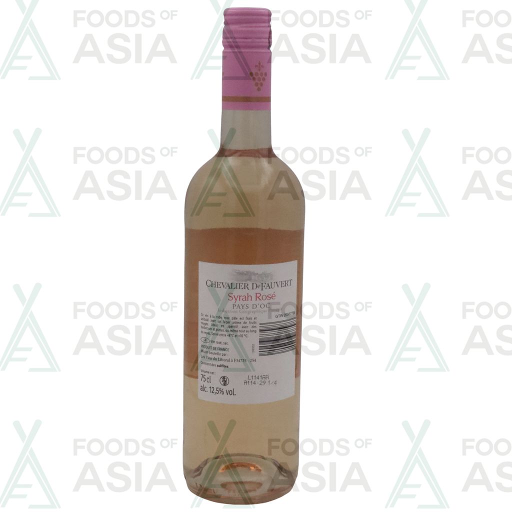 Chevalier De Fauvert Syrah Rose 12,5%VOL 75cl