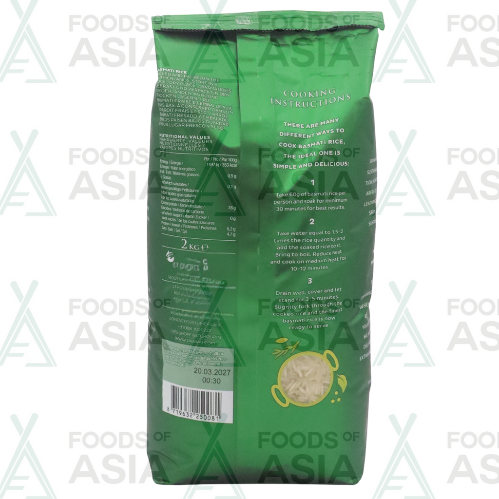 Daawat Extra Long Basmati Rice 2kg