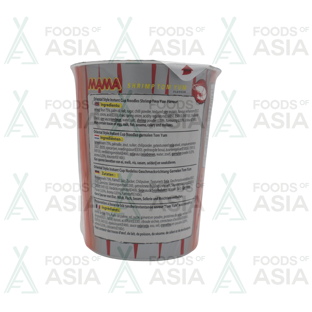 Mama Noodles Shrimp Tom Yum Cup 70g