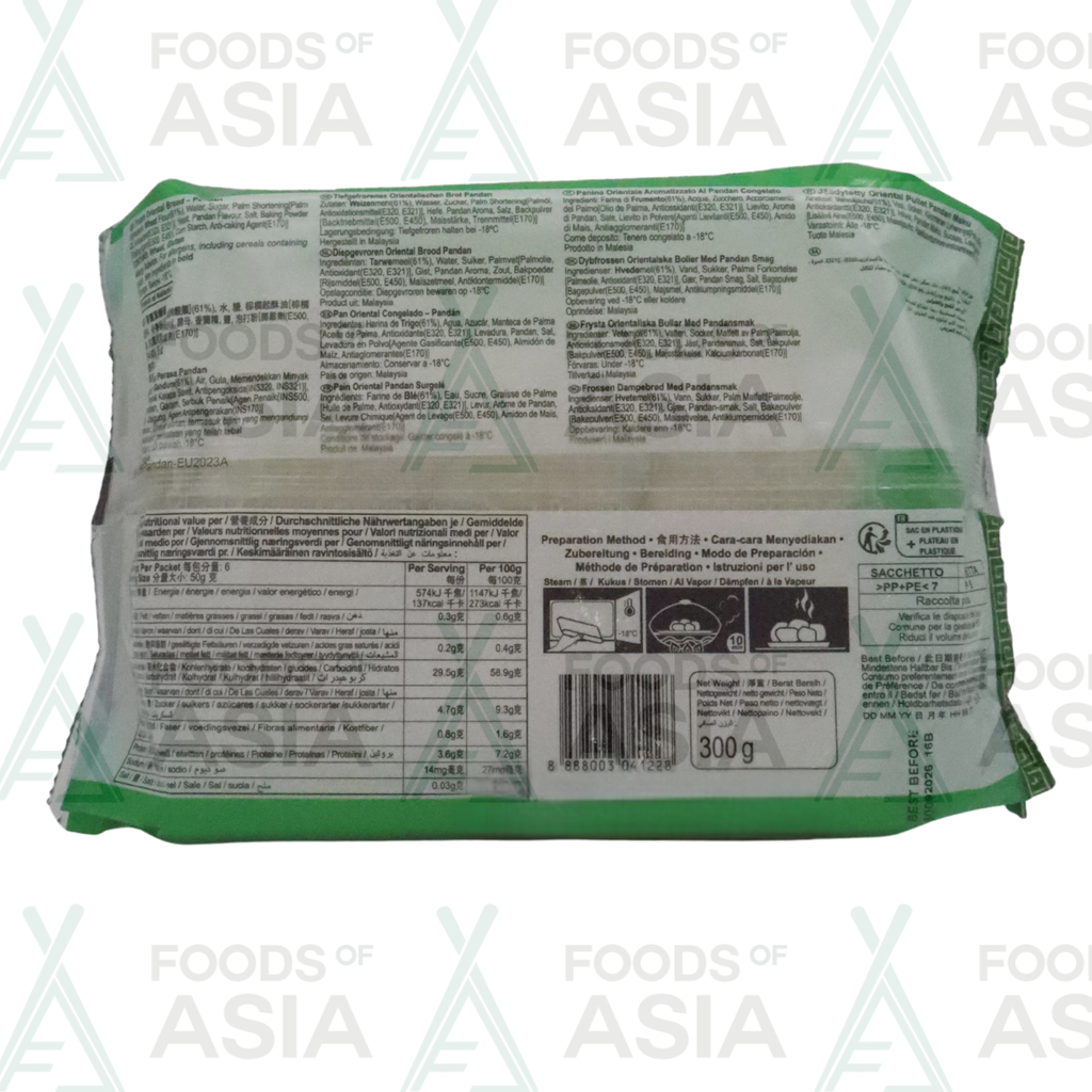 Happy Belly Oriental Pandan Bread 300g