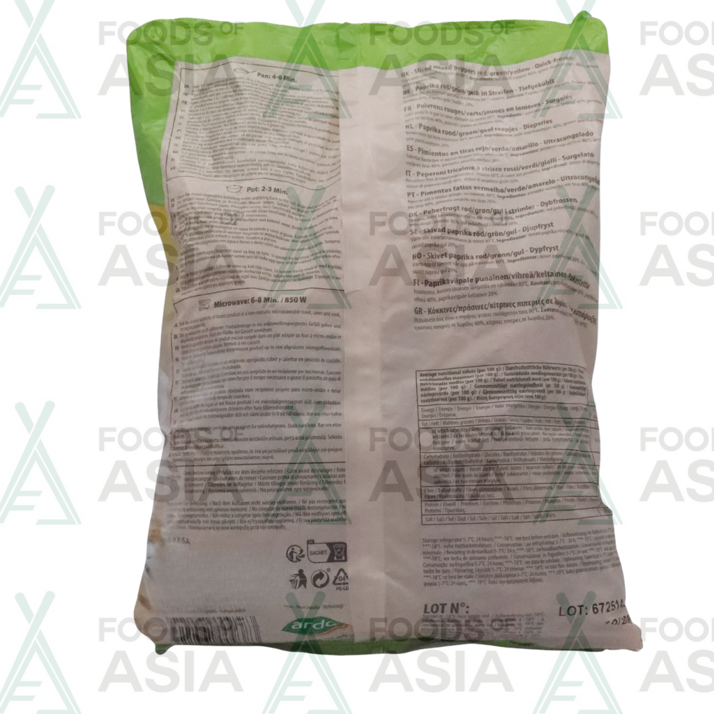 Ardo Sliced Mixed Peppers 1kg