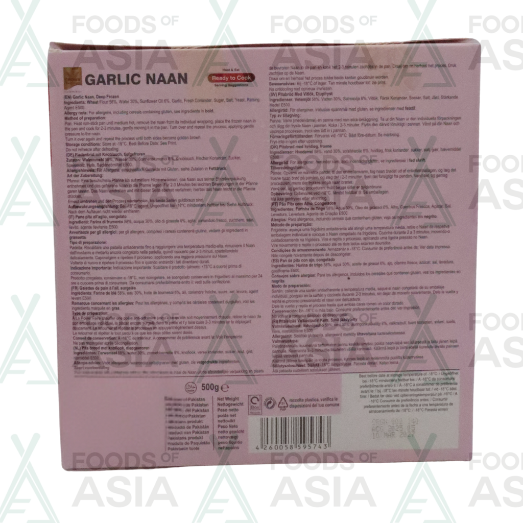 Crown Garlic Naan 500g