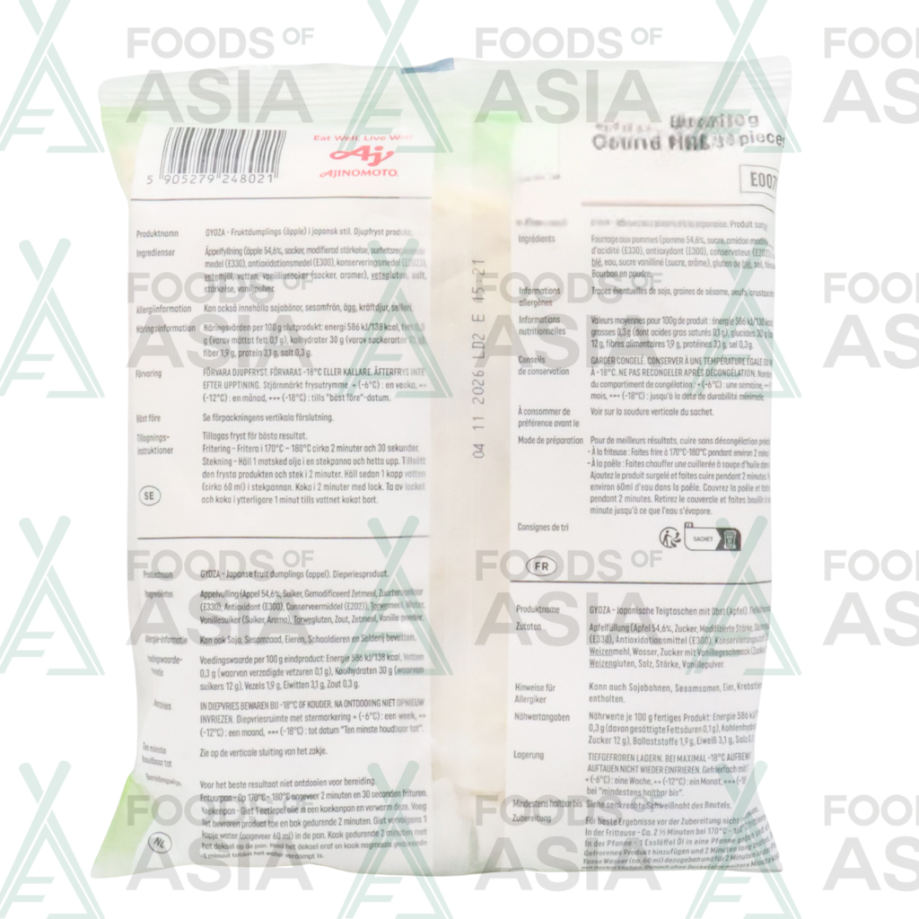 Ajinomoto Gyoza Apple  400g