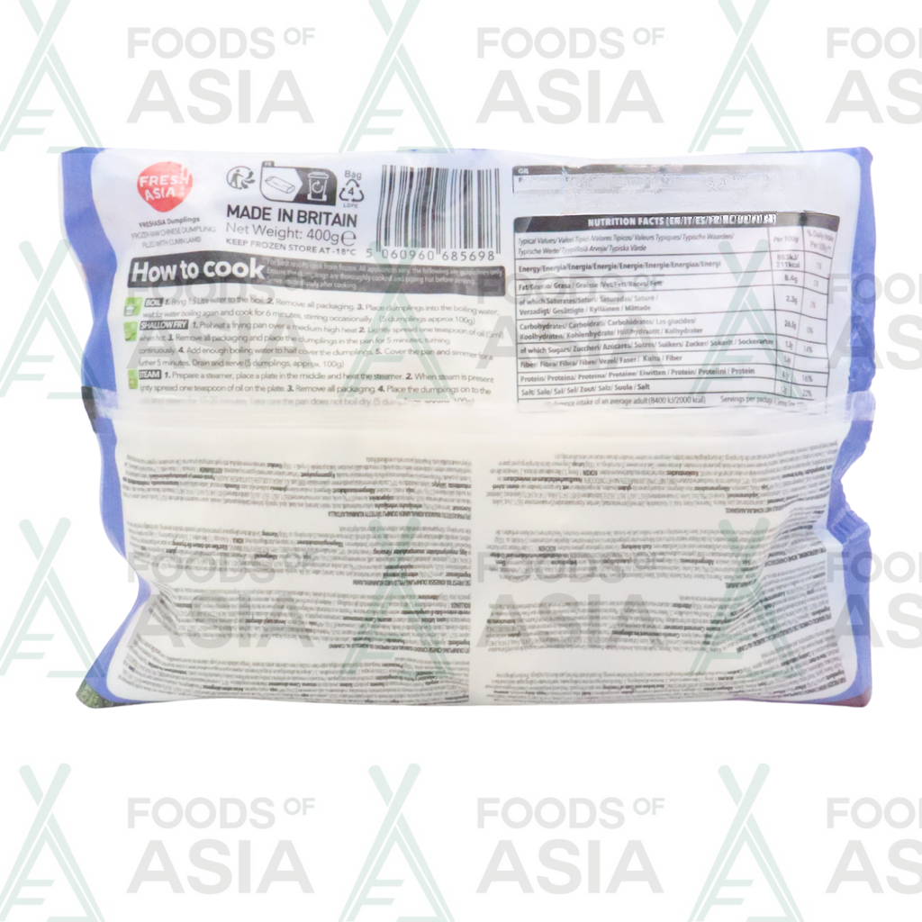 Fresh Asia Dumplings 400g