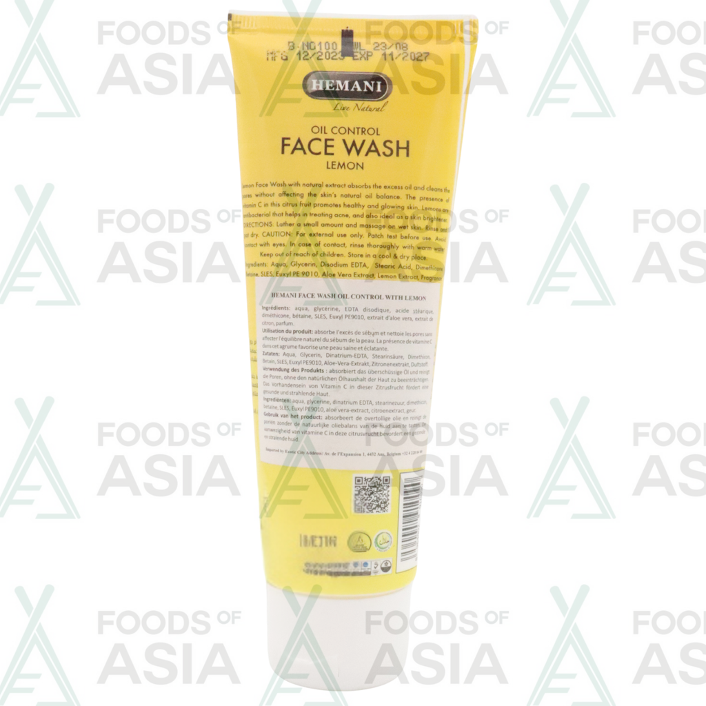 Hemani Face Wash Lemon 100ml