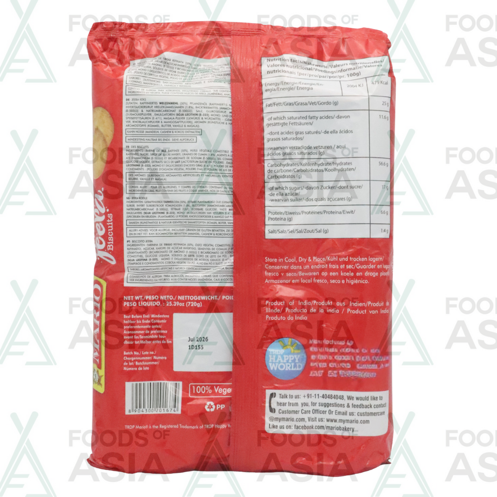 Mario Jeera Biscuits 8x90g