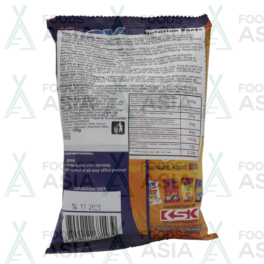 Boy Bawang Gefrituurde Maïs Knoflook 100g