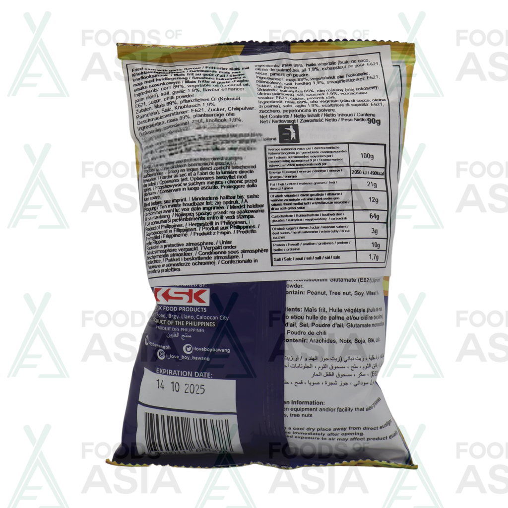 Boy Bawang Cornnick Garlic F 90g