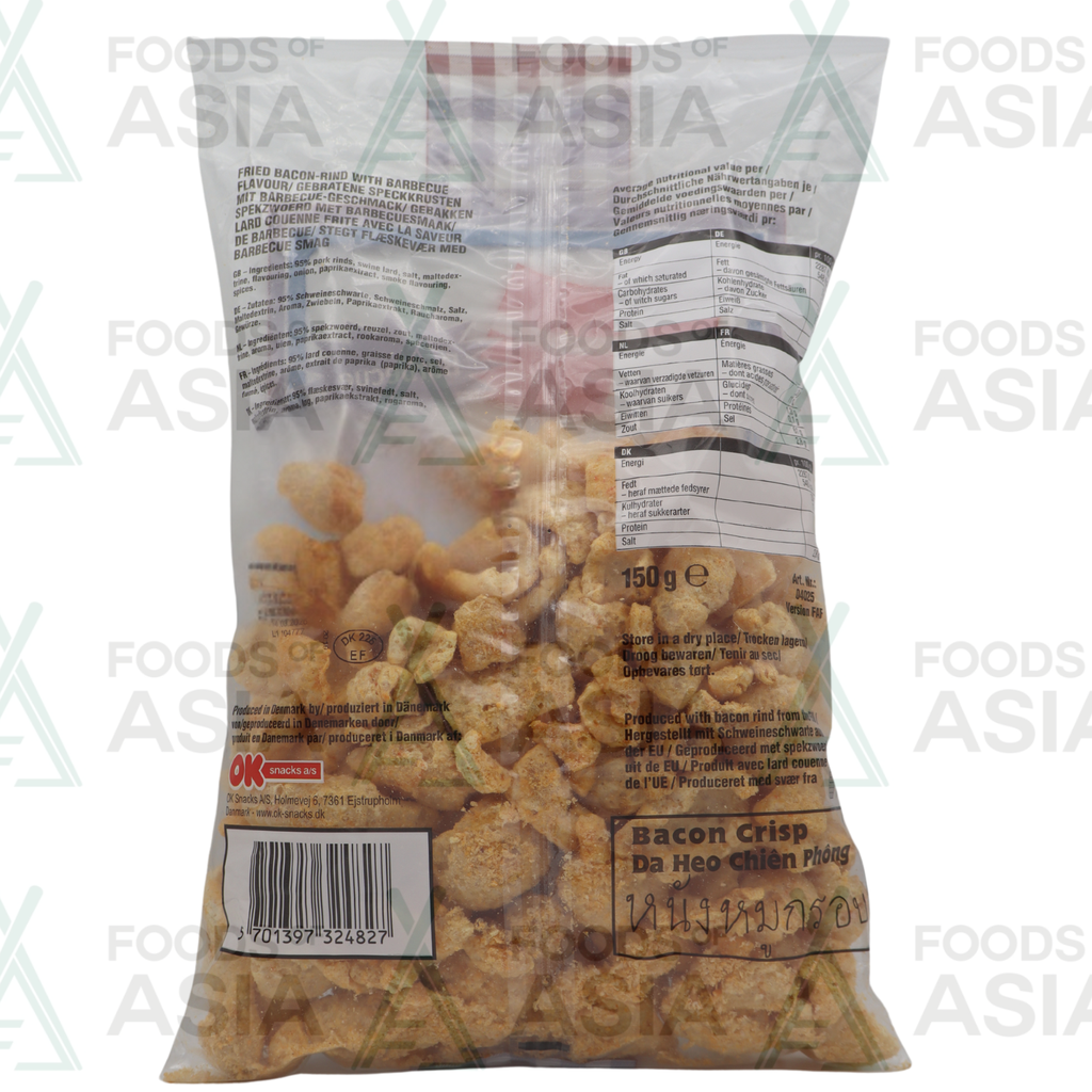 Ok Snacks BBQ Bacon Chips 150g