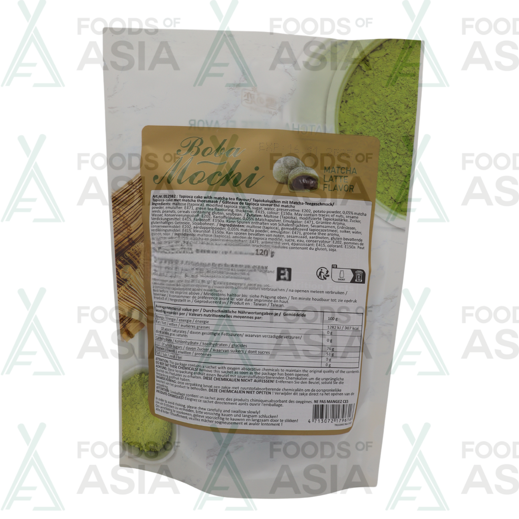 Yuki & Love Mochi Tapioca Cake Matcha 120g