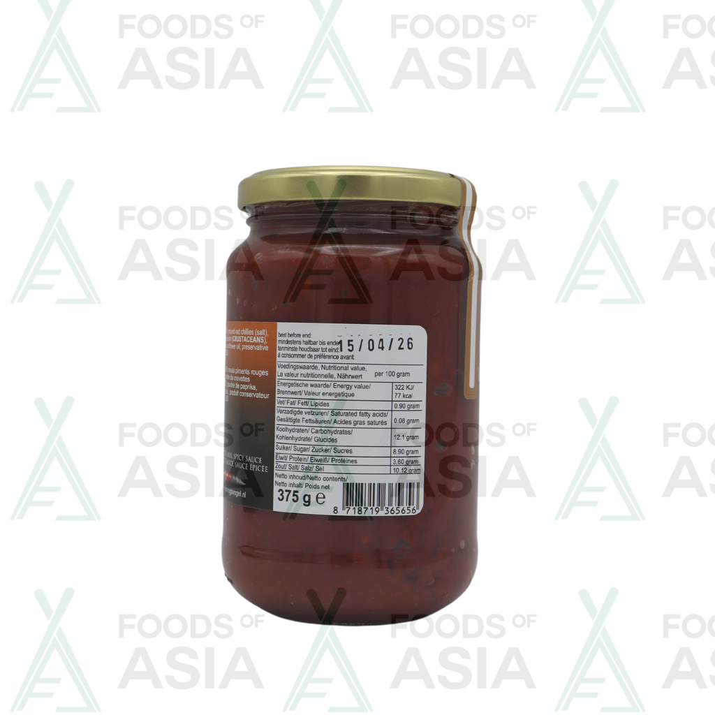 KONINGSVOGEL Sambal Trassi 375g