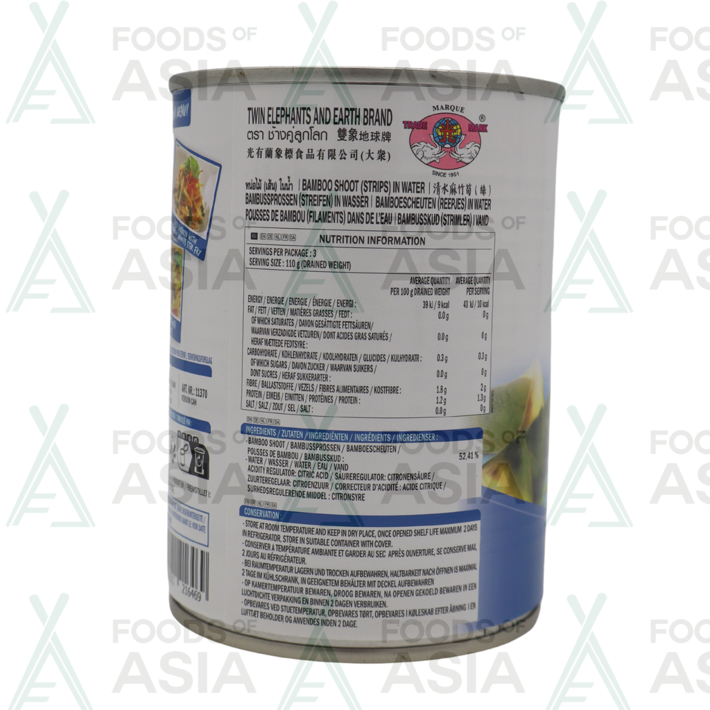 Twin Elephants Bamboo Shoots 540g