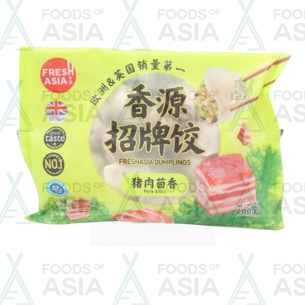 Fresh Asia  Pork & Dill Dumplings 400g