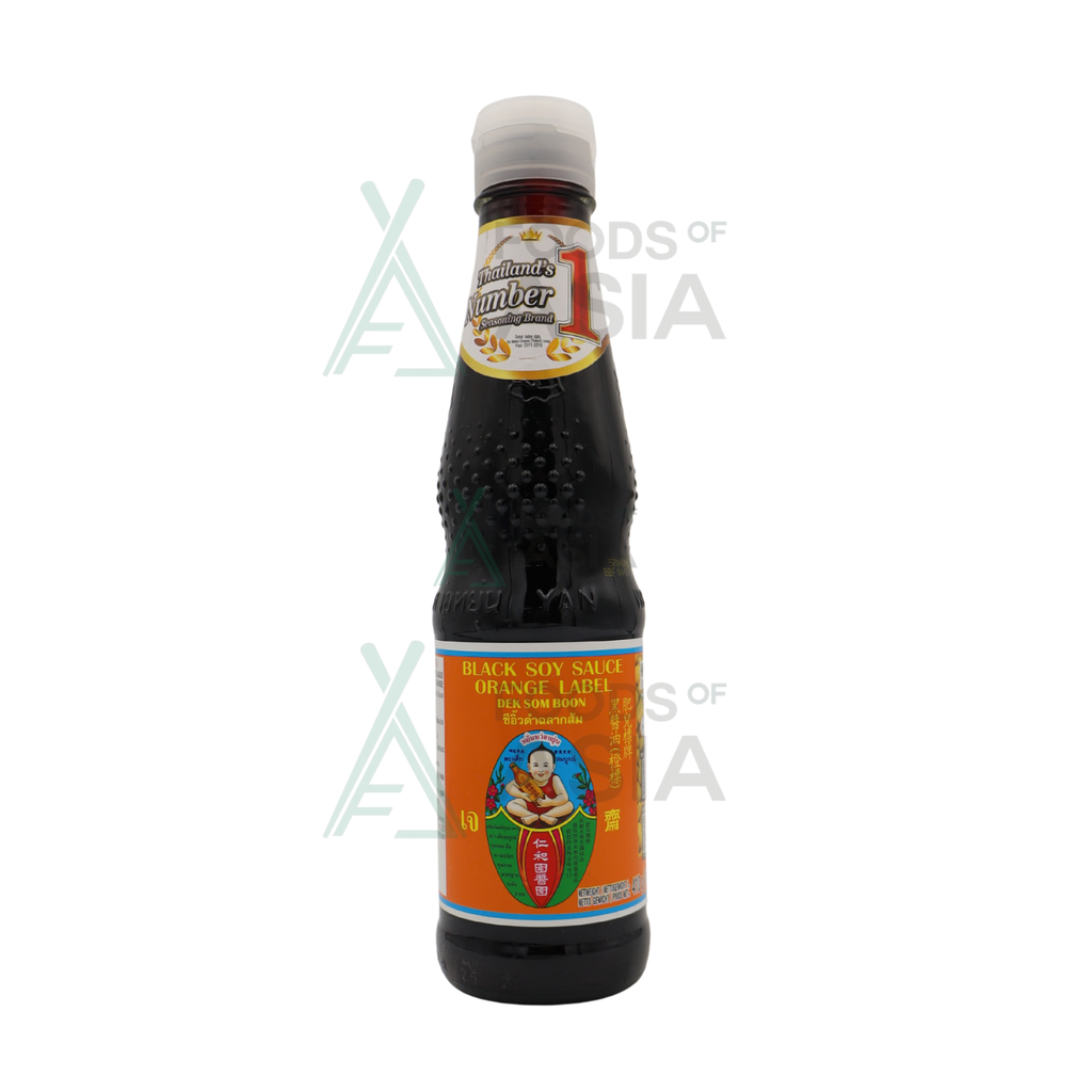 Dek Som Boom Black Soy Sauce Orange Label 410g
